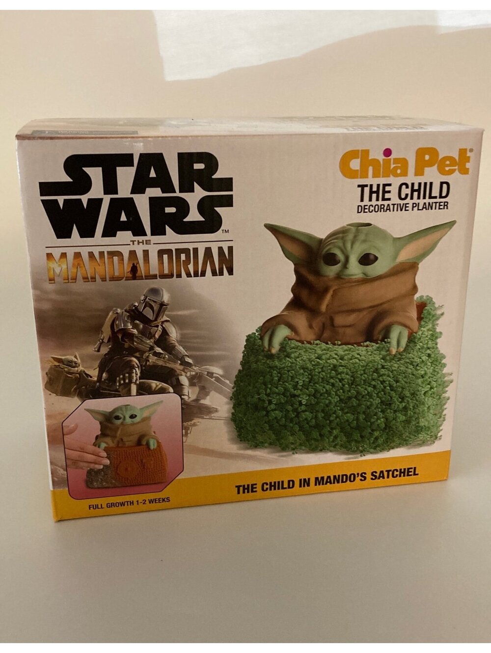 The Child in Mando’s Satchel Star Wars: chia pet new